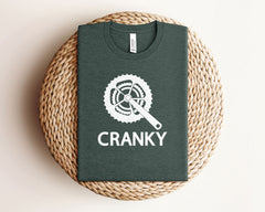 Cranky T-shirt - Funny Biking Shirt - Bike Lover Gift - Cyclist Gift Idea - Mountain Bike T-Shirt - BMX Gift - Cranky Rider Tee