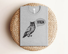Whom Owl T-Shirt - Grammar Shirt Funny Tee - English Teacher Shirt - Back to School Shirt - Teacher Gift - Grammar Owl Shirt