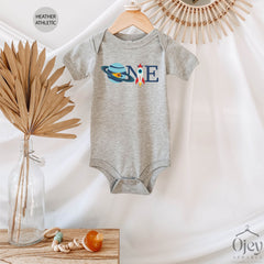 Space 1st Birthday Baby Bodysuit - First Birthday Baby Bodysuit - Space Party Bodysuit - Rocket Ship Gift - Birthday Outfit - Astronaut Gift