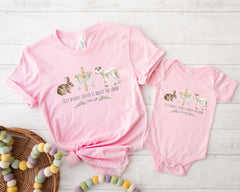 Silly Rabbit Easter is About The Lamb - Kids & Adults Easter Shirts- Retro Easter Shirt- Christian Easter Shirt- Easter Cross Shirt