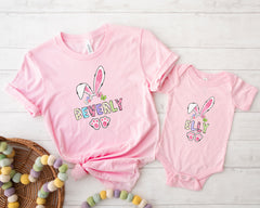 Girls Easter Shirts - Kids Toddler Easter Shirt - Personalized Easter Bunny T-Shirt - Custom Easter Name Shirt - Easter Gifts