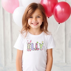 Personalized Easter Name Shirts - Matching Easter Shirts - Kids Toddler Easter Shirts - Kids Name Easter T-Shirts - Easter Gift for Kids