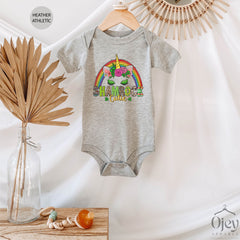 Shamrock Cutie Toddler Shirt - Girls St. Patrick's Tee - Baby Bodysuit - Clover Kids Shirt - Lucky Unicorn Kids Tee - Baby Shower