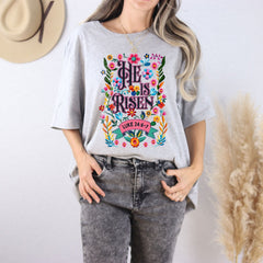 He is Risen Easter Shirt - Retro Easter Shirt - Unisex Easter T-Shirts - Christian Easter Shirt - Risen T-Shirt - Easter Gift