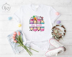 Easter Teacher Shirt - Custom Teacher Shirt - Easter Shirt - Teacher Name Easter Shirt - Easter Teacher Gift - Bunny Teacher Shirt