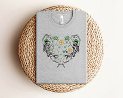 Funny St Patrick T-Shirt, Lucky Skeleton St Patrick Shirt, Dancing Skeleton T-Shirt, St Patrick Gift, Irish Skeleton Tee, Unisex Tees