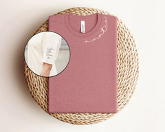 Custom Auntie T-Shirt -  Auntie Shirt with Nieces and Nephews Names on Sleeve - Birthday Gift for Aunt - Personalized Aunt Shirt
