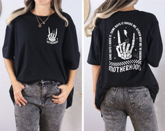 Mother Shirts - Motherhood T-Shirt - Cool Mom Shirts - Rockin Mama Shirt - Mother's Day Gift Shirt - Trendy Mom T-Shirts