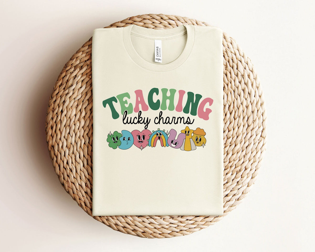 Lucky Teacher Shirt, Lucky St Patrick Shirt, St Patrick Teacher Gift, Teacher St Patrick Tee, Shamrock Teacher Shirt, Teaching Lucky Shirt
