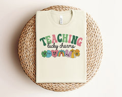 Lucky Teacher Shirt, Lucky St Patrick Shirt, St Patrick Teacher Gift, Teacher St Patrick Tee, Shamrock Teacher Shirt, Teaching Lucky Shirt
