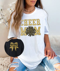 Custom Cheer Mom Shirt -  Cheer Spirit Shirt - Cheer Mom Shirt - Cheer Mom Gift - Custom Cheer Name Shirt - This Shirt Design is Not Glitter