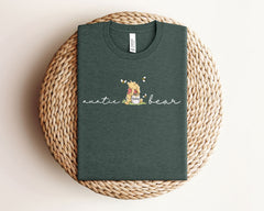Auntie Bear T-Shirt - Auntie Shirt - Mother's Day Gift - New Aunt Shirt - Baby Reveal T-Shirt - Auntie Gift- Baby Announcement Shirt