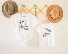 I Made a Wish Shirt - I Came True - First Time Mom Shirts - Matching Mom and Baby Shirt Baby Bodysuit - Mother's Day Gift - Mother's Day
