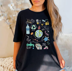 Earth Day Shirts - Save the Planet Shirt - Environmental T-Shirts - Recycle Reuse -  Happy Earth Day T-Shirts - Support The Planet Tee