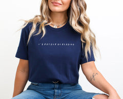 I'd Rather Be Reading T-Shirt - Reading Gift - Minimalist Book Lover Tee - Librarian Gift - Bookish Shirts - Book Club Shirts - Bookworm Tee