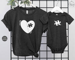 Matching Mother's Day Shirts - Mother's Day Gift - Mini Mom Shirts - Puzzle Mom Shirt - Puzzle Mini Shirt - Gift for Baby and Mom