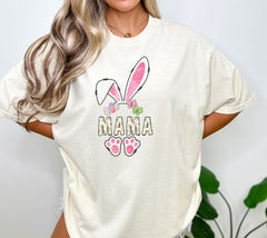 Mama Mini Easter Shirts - Custom Easter Bunny Shirts - Easter Name Shirts - Mama Bunny Shirt - Baby Bunny Easter - Easter Gift for Mom