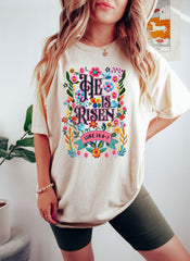 He is Risen Easter Shirt - Retro Easter Shirt - Unisex Easter T-Shirts - Christian Easter Shirt - Risen T-Shirt - Easter Gift