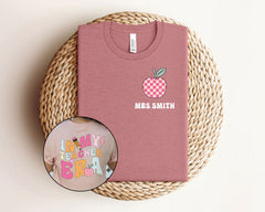Custom In My Teacher Era T-Shirt - Personalized Teacher Gift - Teacher Appreciation Gift - Custom Name Tee - New Teacher Tee - Teacher’s Day