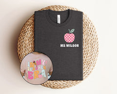 Custom In My Teacher Era T-Shirt - Personalized Teacher Gift - Teacher Appreciation Gift - Custom Name Tee - New Teacher Tee - Teacher’s Day