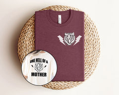 One Hell of A Mother T-Shirt - Mom Life T-Shirts - Cool Mom Shirts - Retro Mom Shirt - Mother's Day Gift -  Motherhood T-Shirt