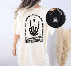 Mother Shirts - Motherhood T-Shirt - Cool Mom Shirts - Rockin Mama Shirt - Mother's Day Gift Shirt - Trendy Mom T-Shirts