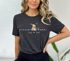 Mama Bear T-Shirt - Cute Mama Shirt - Mother's Day Shirt - Personalized Mom Shirt - Custom Mama Bear Shirt - Mothers Day Gift - New Mom Gift