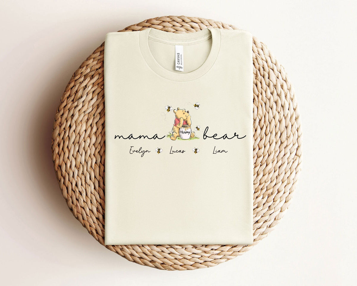 Mama Bear T-Shirt - Cute Mama Shirt - Mother's Day Shirt - Personalized Mom Shirt - Custom Mama Bear Shirt - Mothers Day Gift - New Mom Gift