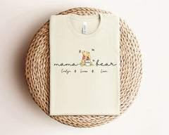 Mama Bear T-Shirt - Cute Mama Shirt - Mother's Day Shirt - Personalized Mom Shirt - Custom Mama Bear Shirt - Mothers Day Gift - New Mom Gift