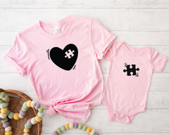 Matching Mother's Day Shirts - Mother's Day Gift - Mini Mom Shirts - Puzzle Mom Shirt - Puzzle Mini Shirt - Gift for Baby and Mom