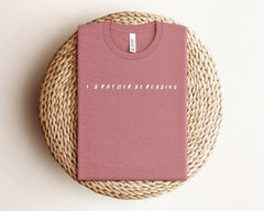 I'd Rather Be Reading T-Shirt - Reading Gift - Minimalist Book Lover Tee - Librarian Gift - Bookish Shirts - Book Club Shirts - Bookworm Tee