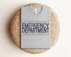 Emergency Department T-Shirt - ER Nurse Shirt - ER Department Tee - Nurse Hero Gift - Graduation Gift - Registered Nurse Gift - ED Shirt