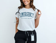 Emergency Department T-Shirt - Retro ER ED Nurse Shirt - Emergency Room Tee - Registered Nurse Gift -  Nurse Gift - ED Nurse Gift
