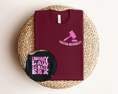 Custom In My Law School Era T-Shirt - Personalized Law Student Shirt - Future Lawyer Tee -  Law School Gift - Graduation Gift - Lawyer Life