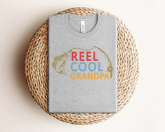 Reel Cool Grandpa Shirt - Funny Fishing Shirt for Grandpa - Father's Day Gift - Grandpa Fishing Shirt - Fisherman Grandpa T-Shirt