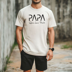 Custom Papa Shirt - Papa T-Shirt with Kids Names - Father's Day Gift - Personalized Papa Shirt - Gift for Dad - New Dad Tee - New Dad Gift