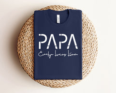 Custom Papa Shirt - Papa T-Shirt with Kids Names - Father's Day Gift - Personalized Papa Shirt - Gift for Dad - New Dad Tee - New Dad Gift