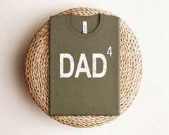 Dad of 2 Shirt - Dad of 3 T-Shirt - Custom Dad of Shirt - Father's Day Gift - Gift for Dad - Birthday Gift for Dad