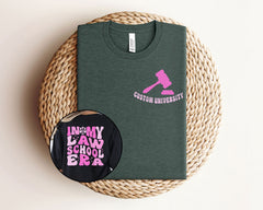 Custom In My Law School Era T-Shirt - Personalized Law Student Shirt - Future Lawyer Tee -  Law School Gift - Graduation Gift - Lawyer Life