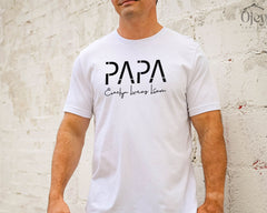 Custom Papa Shirt - Papa T-Shirt with Kids Names - Father's Day Gift - Personalized Papa Shirt - Gift for Dad - New Dad Tee - New Dad Gift