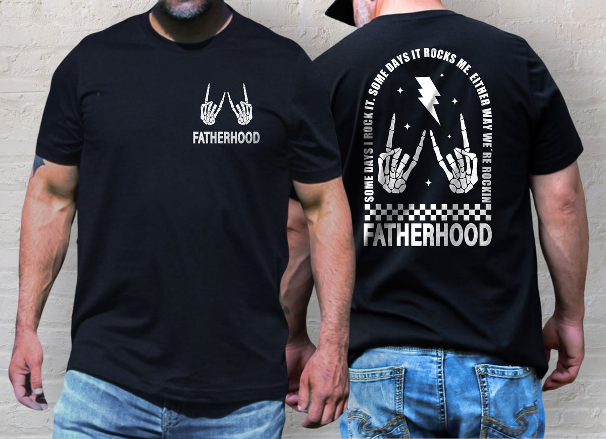 Fatherhood Shirt - Shirts for Dad - Father's Day Shirt. -Father's Day Gift - Some Day I Rock it Dad Shirt - Cool Dad Shirts - Gift for Dad