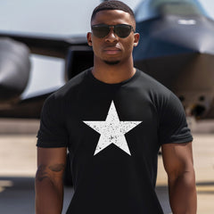 Distressed 4th of July Star Shirt - Minimalistic 4th of July Tee- Vintage Star Shirt - 4th of July Shirt - Patriotic Tee - 4th of July Gift