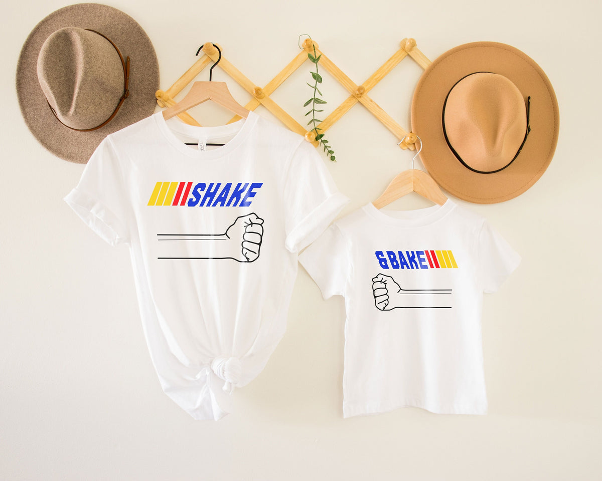 Shake Bake Shirt Dad and Kids Matching Shirt/Bodysuit - Father's Day Shirt - Dad and Me Outfits. - Father's Day Gift - New Dad Gift