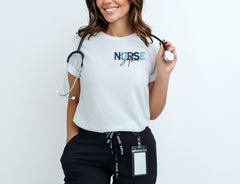 Custom Nurse T-Shirt - Personalized Pocket Nurse Shirt - Registered Nurse Tee - Nurse Gift - RN T-Shirt - Nurse Name Shirt - Gift for Nurse