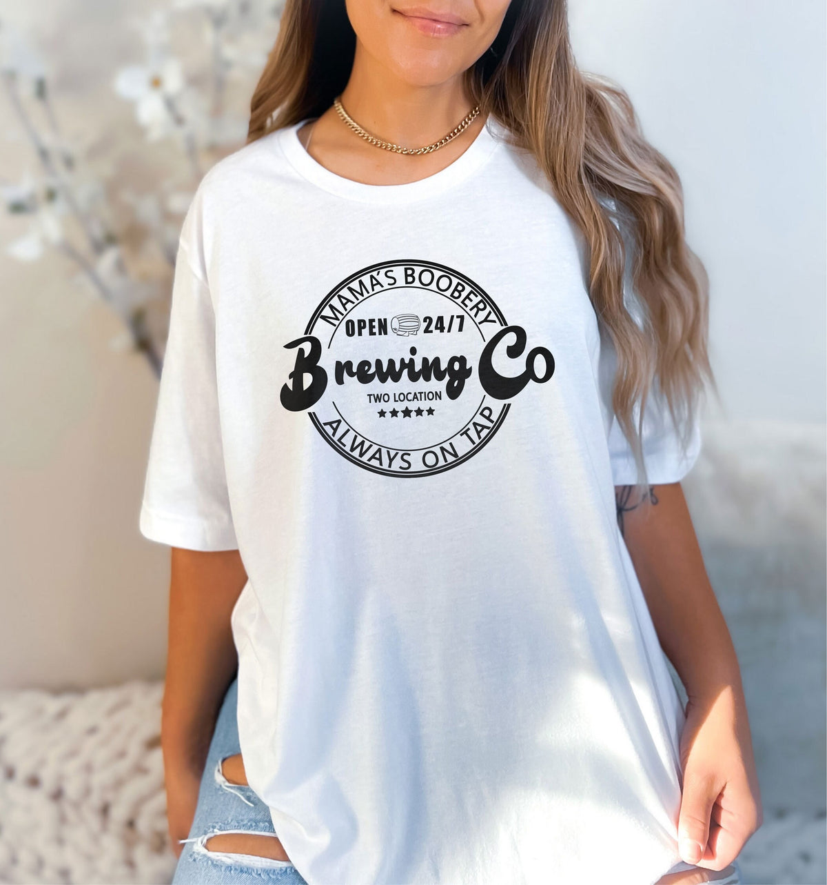 Brewing Co T-Shirt - Mamas Boobery Shirt - Funny Mom Tee - Breastfeeding Tee - New Mom Gift - Pregnancy Mom Shirt - Baby Shower Gift