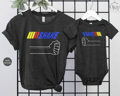 Shake Bake Shirt Dad and Kids Matching Shirt/Bodysuit - Father's Day Shirt - Dad and Me Outfits. - Father's Day Gift - New Dad Gift