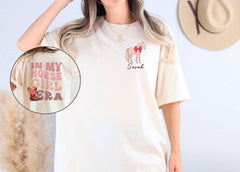In My Horse Girl Era T-Shirt - Horse Lover Shirt  - Personalized Horse Girl Shirt - Equestrian Tee - Horse Rider Gift - Gift for Horse Lover