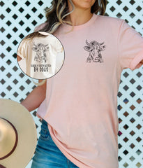 Easily Distracted By Cows T-Shirt - Cow Lover Gift - Funny Cow Tee - Farm Animal Shirt - Farmer Cow Shirt - Cows Shirt - Farmer Gift