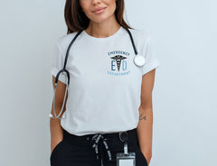 Emergency Department T-Shirt - ED ER Pocket Shirt - Nurse Graduation Gift - Emergency Room T-Shirt - ER Team Gift - Nurse Week Gift
