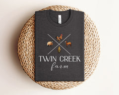 Custom Farm T-Shirt - Personalized Farm Name Tee - Farm Life Gift - Life Is Better On The Farm Shirt - Farmer Gift - Country Farmhouse Shirt